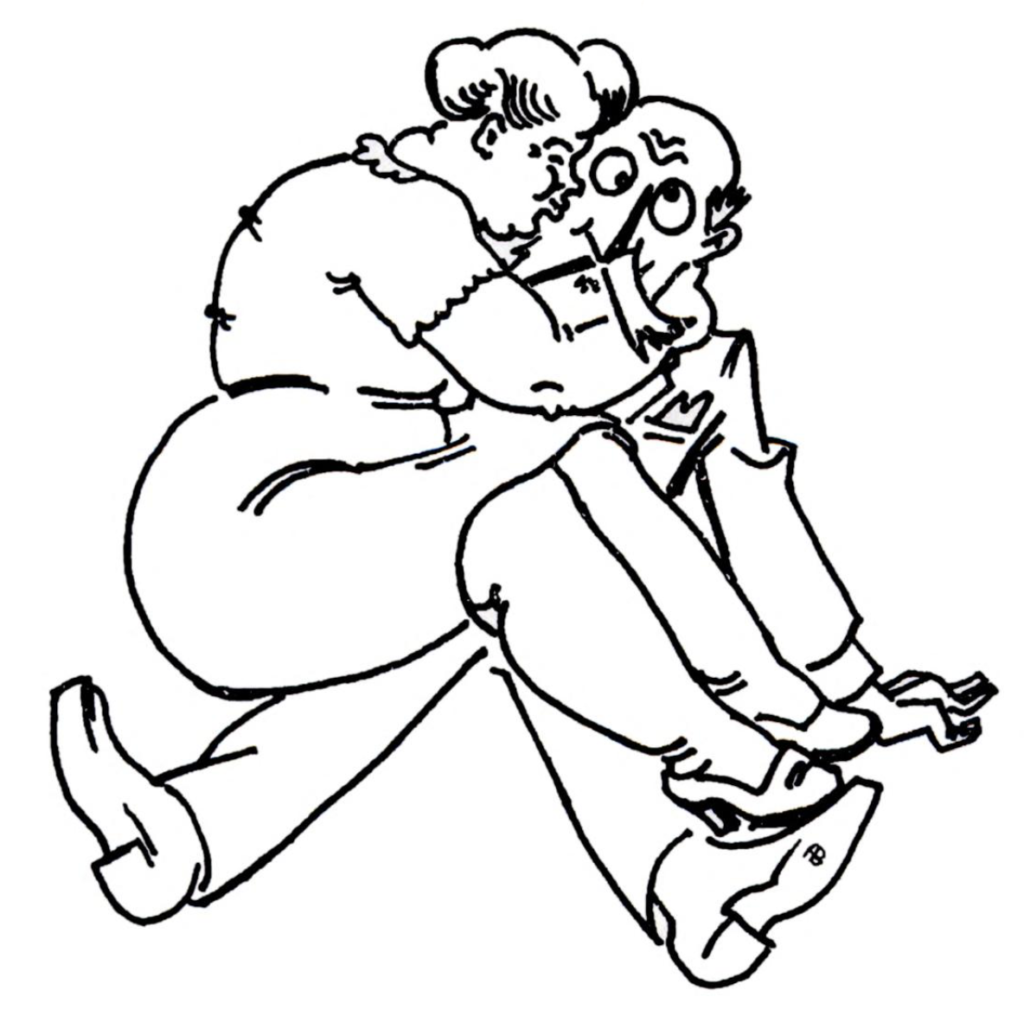 Cover art by Andre Boratko from the South Dakota Writers' Project edition of Baum's "Our Landlady" columns.