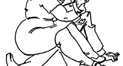 Cover art by Andre Boratko from the South Dakota Writers' Project edition of Baum's "Our Landlady" columns.