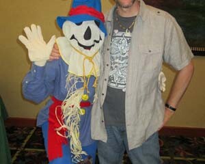 Me & His Majesty, the Scarecrow, Royal Treasurer of Oz and  Emperor of the Silver Islands